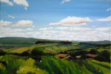 Orvietó látképe 40x60cm